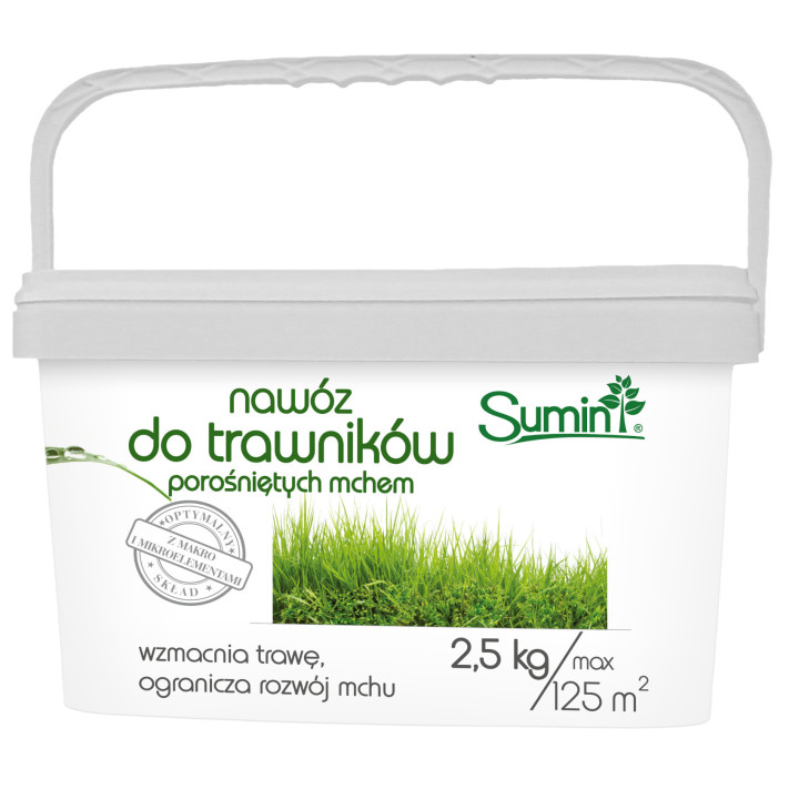 SUMIN NAWÓZ DO TRAWNIKÓW POROŚNIĘTYCH MCHEM 2,5KG