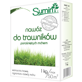 Nawóz do trawników porośniętych mchem 1kg