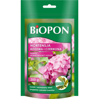 BIOPON nawóz hortensja różowa i czerwona 200 g