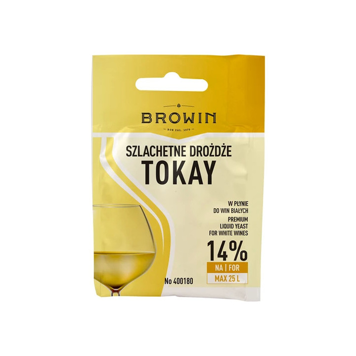 Szlachetne drożdże Tokay do win białych