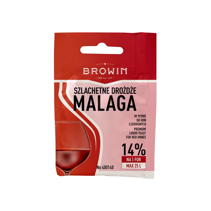 Szlachetne drożdże Malaga