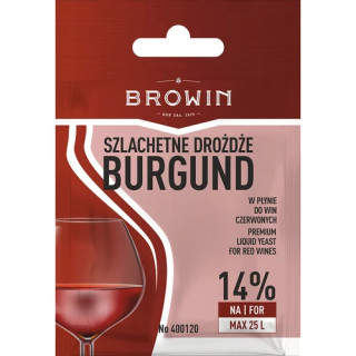 Szlachetne drożdże Burgund do win czerwonych