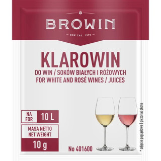 KLAROWIN do klarowania win - do win białych i różowych 10g