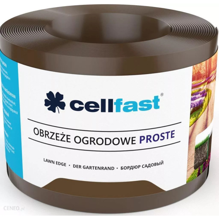 Obrzeże ogrodowe 20cm x 9m brązowe