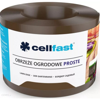 Obrzeże ogrodowe 10cm x 9m brązowe