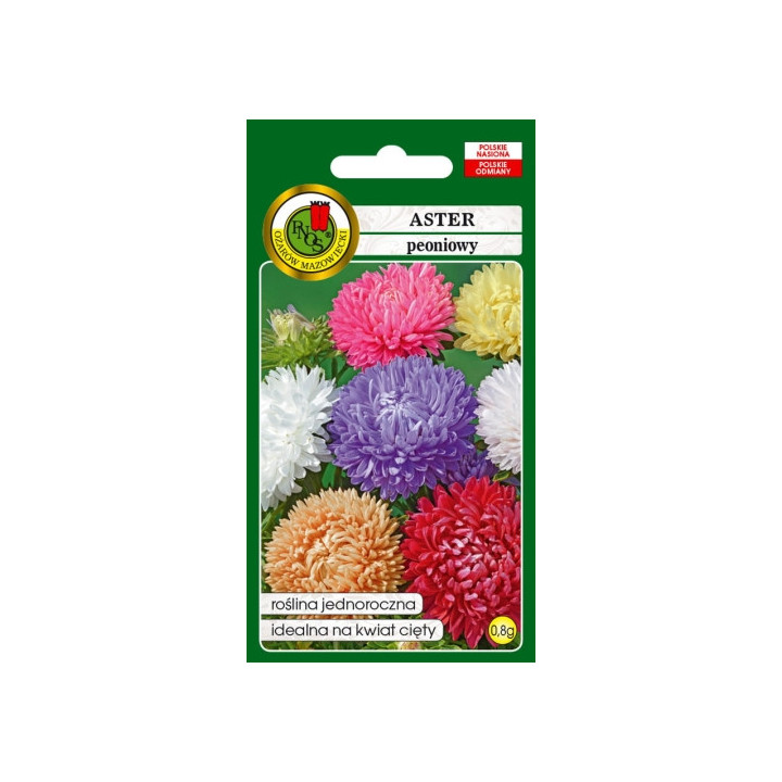 ASTER PEONIOWY MIESZANY 0,8g