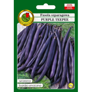 FASOLA SZPARAG.FIOLET.KARŁOWA PURPLE TEEPEE 30g,