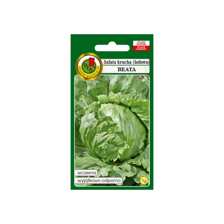 SAŁATA GŁOWIASTA KRUCHA BEATA 1g
