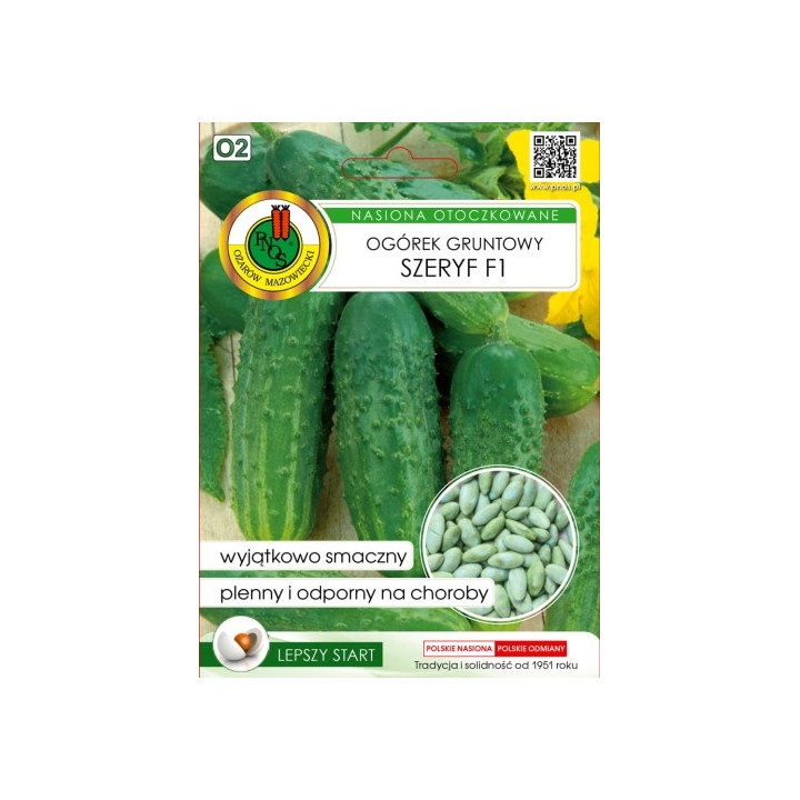 OGÓREK GRUNTOWY SZERYF F1 50z OT