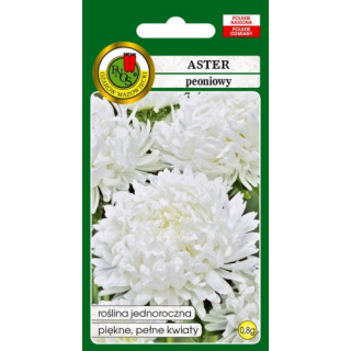 ASTER PEONIOWY BIAŁY 0,8g