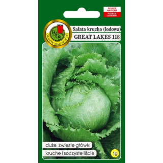 SAŁATA GŁOWIASTA KRUCHA GREAT LAKES 118 1g