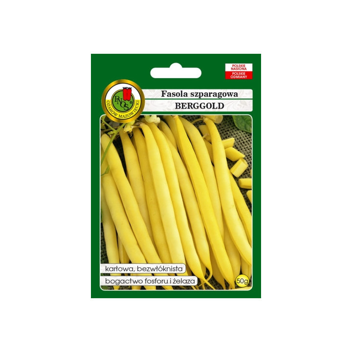 FASOLA SZPARAGOWA ŻÓŁTA KARŁOWA BERGGOLD 50g