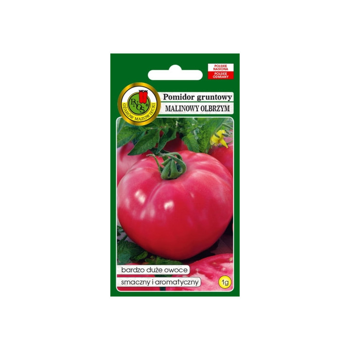 POMIDOR GRUNTOWY MALINOWY OLBRZYM 1g