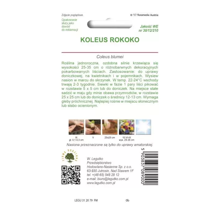 KOLEUS ROCOCO MIX 0,02g LEG