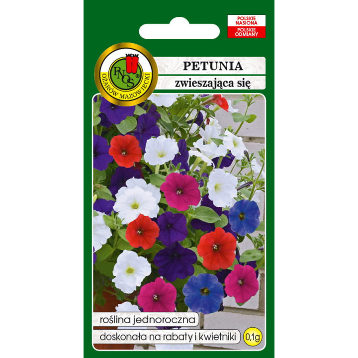 PETUNIA ZWIESZAJĄCA SIĘ MIESZANKA 0,1g