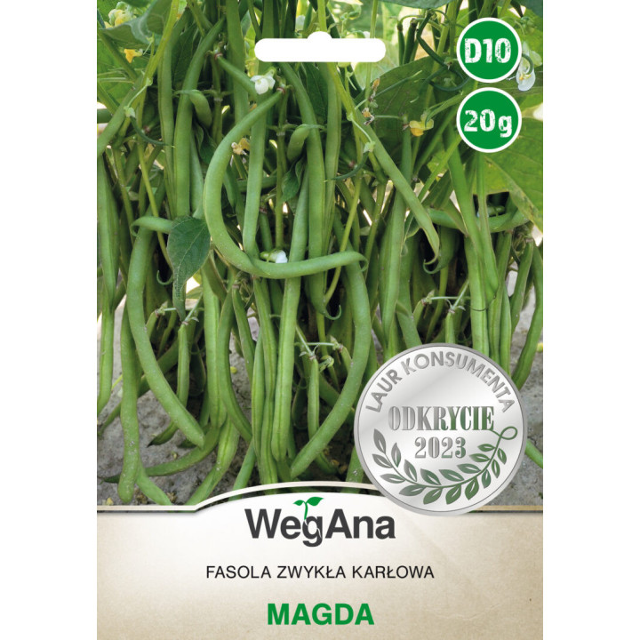 Fasola szparagowa karłowa zielonostrąkowa Magda 20g