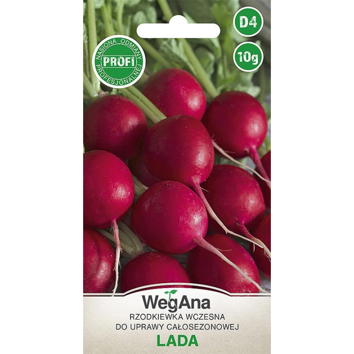 Rzodkiewka - okrągła, czerwona Lada 10g