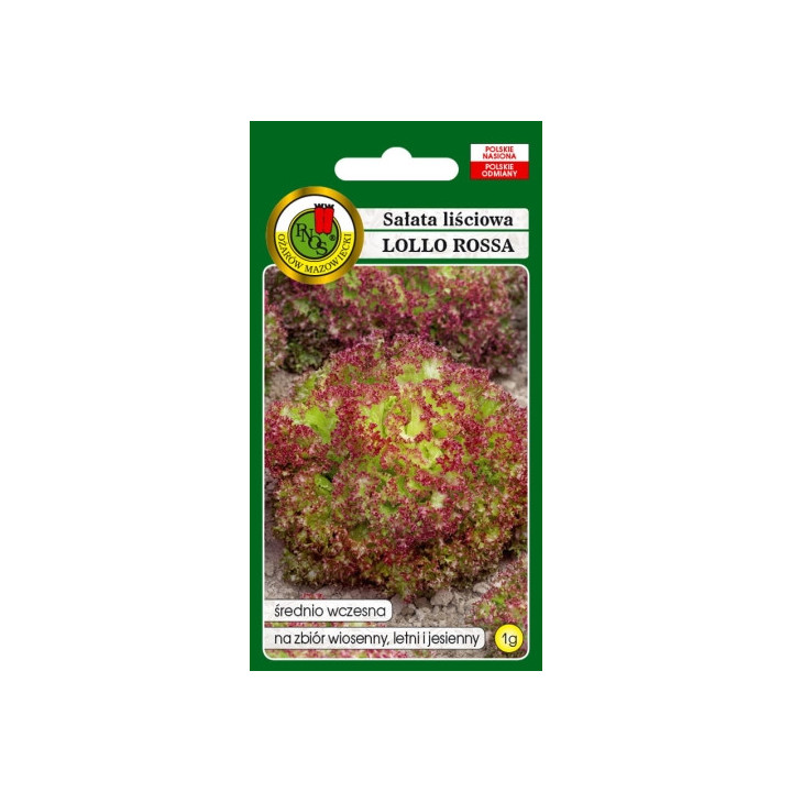 SAŁATA LIŚCIOWA LOLLO ROSSA 1g