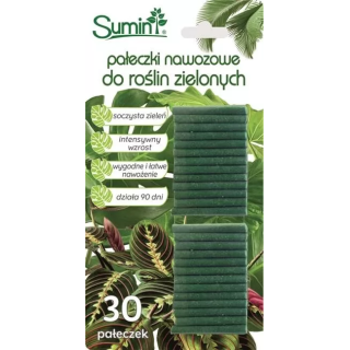 SUMIN PAŁECZKI NAWOZOWE DO ROŚLIN ZIELONYCH 30 szt