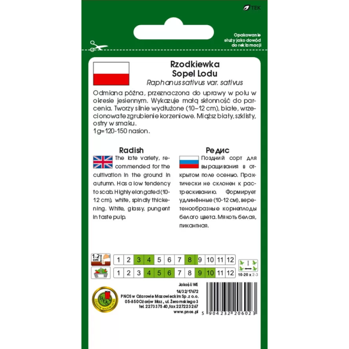 RZODKIEWKA SOPEL LODU 10g