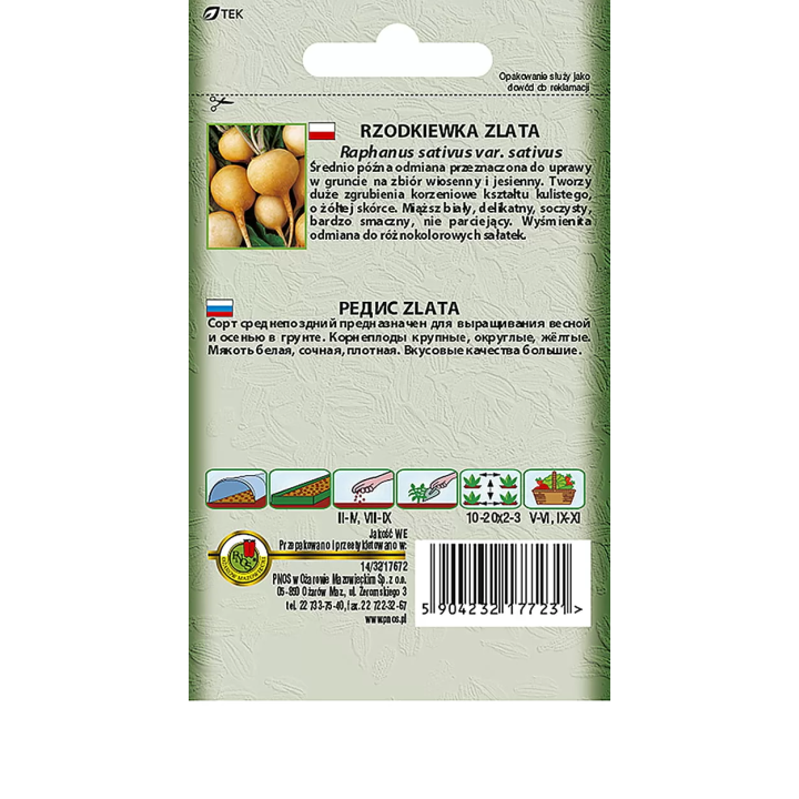 RZODKIEWKA ZLATA 10g