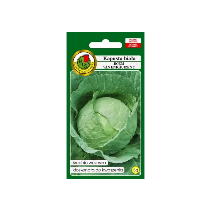 KAPUSTA GŁOWIASTA BIAŁA ROEM VAN ENKHUIZEN 5g