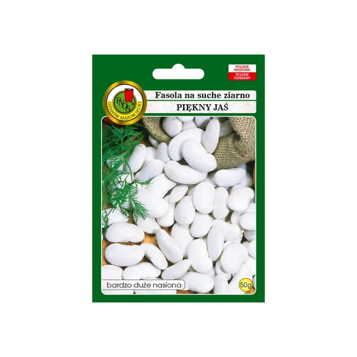 FASOLA NA SUCHE NASIONA PIĘKNY JAŚ 50g,