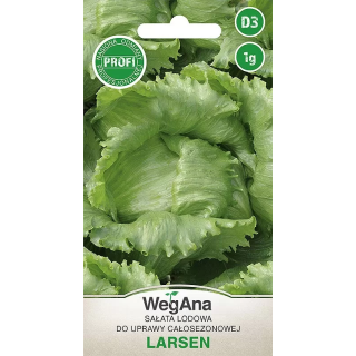Sałata - lodowa do całosezonowej uprawy Larsen 1g