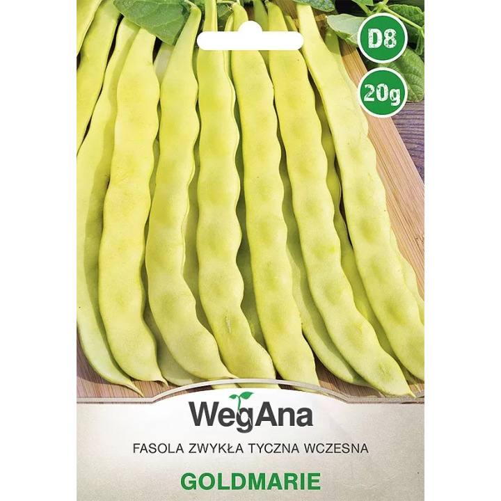 Fasola zwykła tyczna żółtostrąkowa Goldmarie 20g