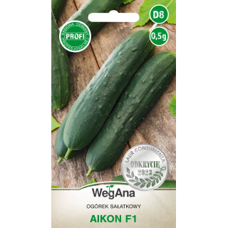 Ogórek sałatkowy gruntowy, wczesny Aikon F1 0,5g