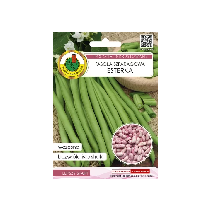 FASOLA ZIELONA KARŁOWA ESTERKA INKRUSTOWANA 30g SZPARAGOWA