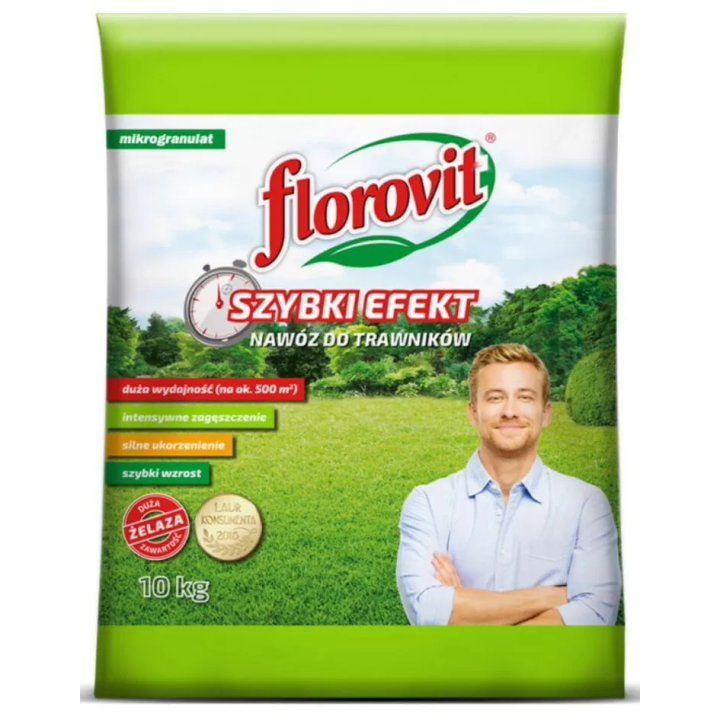 FLOROVIT SZYBKI EFEKT nawóz do trawników 10 kg