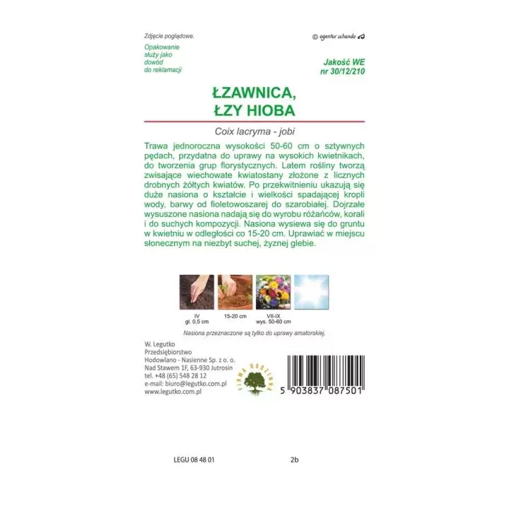 ŁZAWICA/ŁZY HIOBA 3G