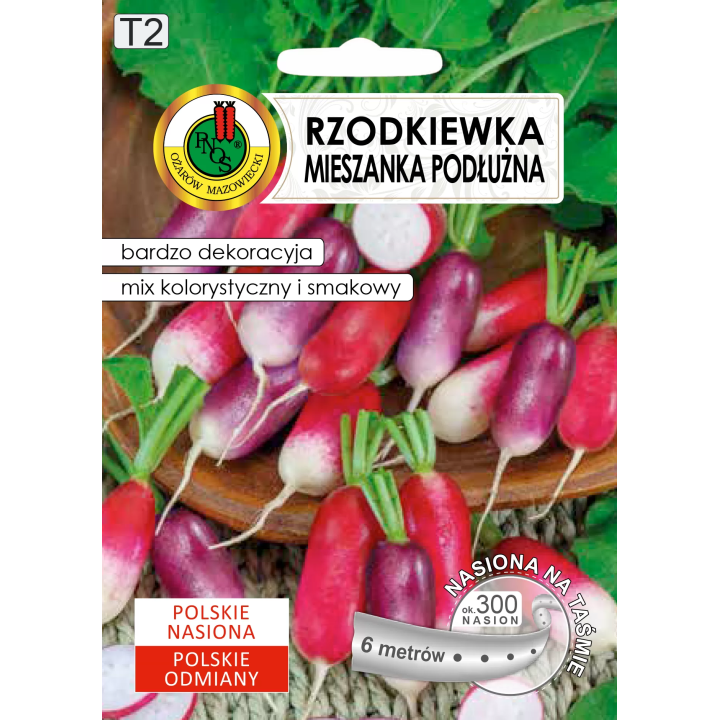 RZODKIEWKA PODŁUŻNA - MIESZANKA 6m