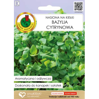 NASIONA NA KIEŁKI BAZYLIA CYTRYNOWA 5g