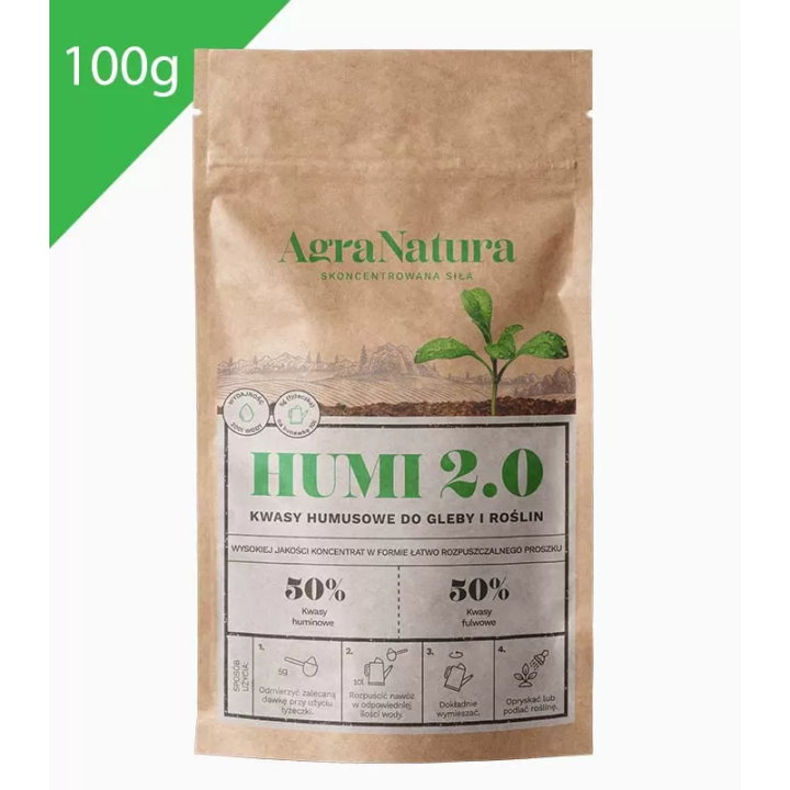 HUMI 2.0 100g kwasy humusowe AGRA NATURA