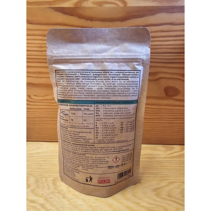 HUMI 2.0 100g Kwasy Humusowe Agra Natura | Sklep Dymka