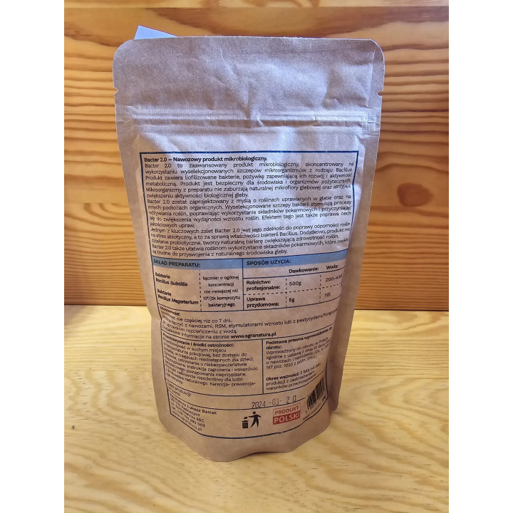 BACTER 2.0 100g pożyteczne bakterie do gleby AGRA NATURA