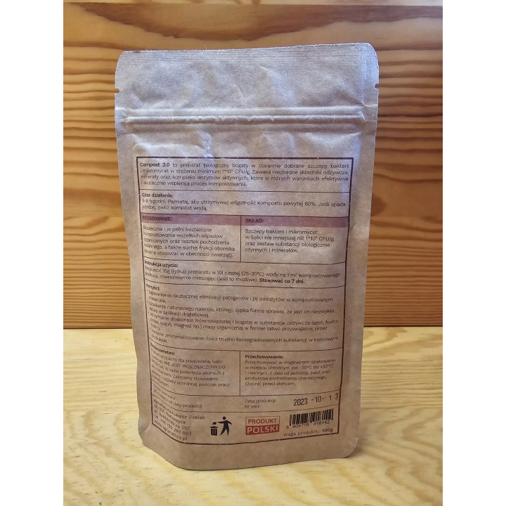 COMPOST 2.0 100g bakterie do kompostownika AGRA NATURA