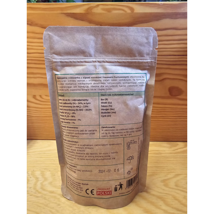 NAWÓZ "ZDROWY WZROST I KWITNIENIE" 100g DO POMIDORÓW, OGÓRKÓW I PAPRYKI AGRA NATURA
