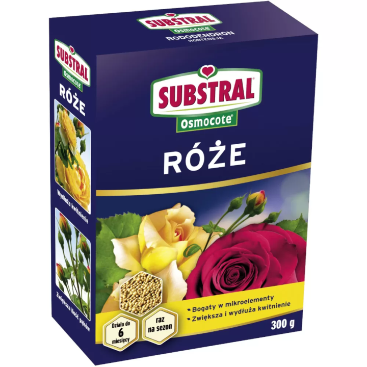 NAWÓZ OSMOCOTE 2w1 DO RÓŻ 300g 6 miesięcy