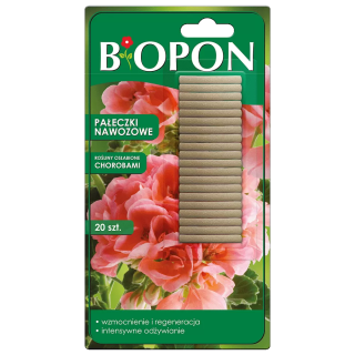BIOPON pałeczki nawozowe do roślin osłabionych chorobami/blister 20szt/
