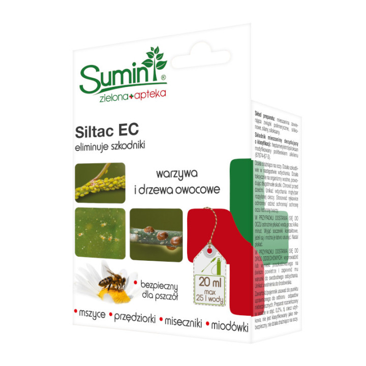 Siltac EC 20ml zwalcza przędziorki, mszyce, miseczniki