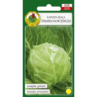 KAPUSTA GŁOWIASTA BIAŁA DITMARSKA 2g NAJWCZEŚNIEJSZA