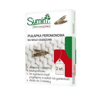 SUMIN PUŁAPKA FEROMONOWA NA MOLE ODZIEŻOWE A-2 szt.