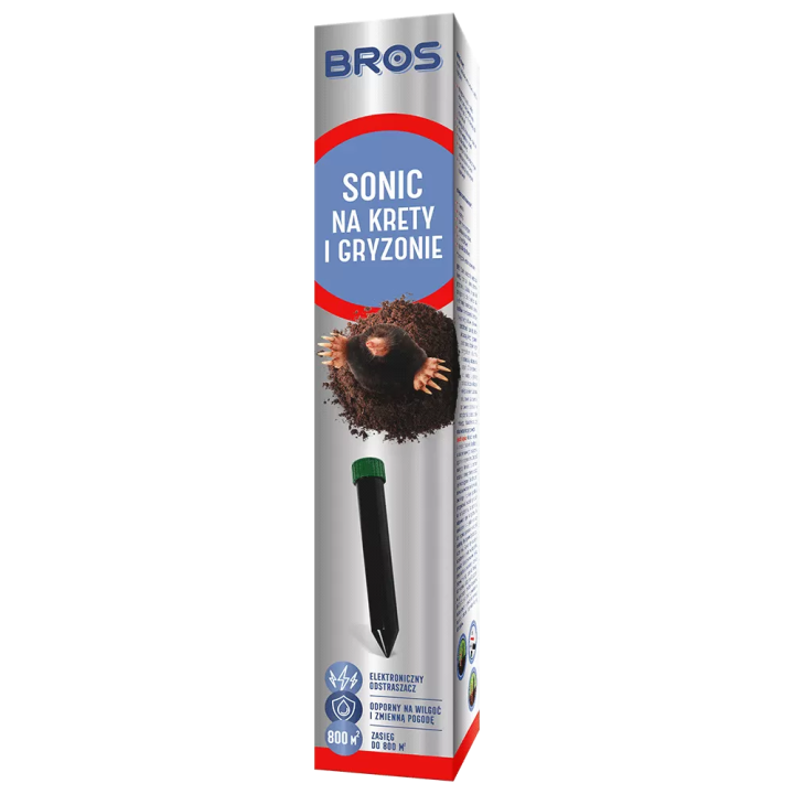 BROS Sonic odstrasza krety