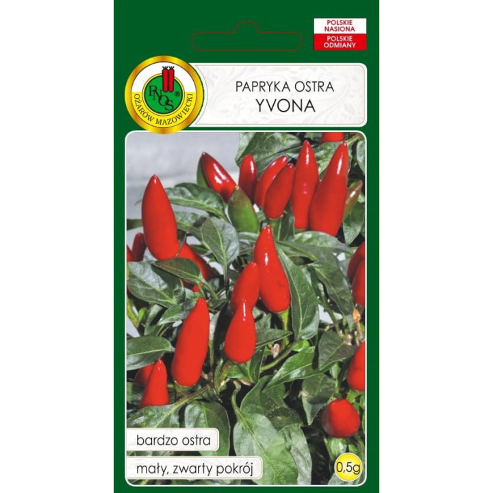 PAPRYKA OSTRA YVONA 0,5g
