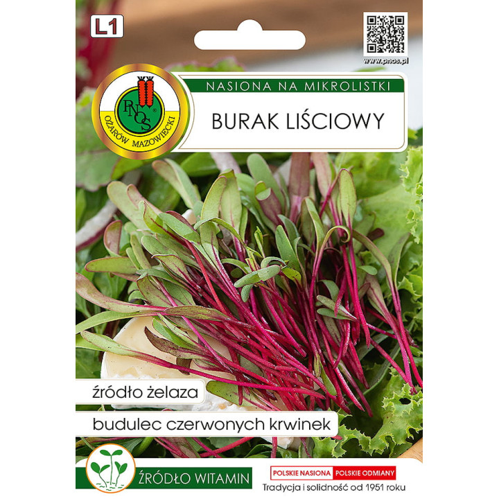 NASIONA NA MIKROLISTKI BURAK LIŚCIOWY 10g