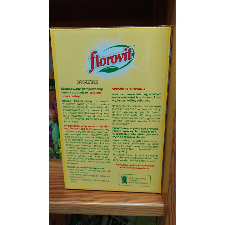 NAWÓZ FLOROVIT KARTON JESIENNY UNIWERSALNY 1kg