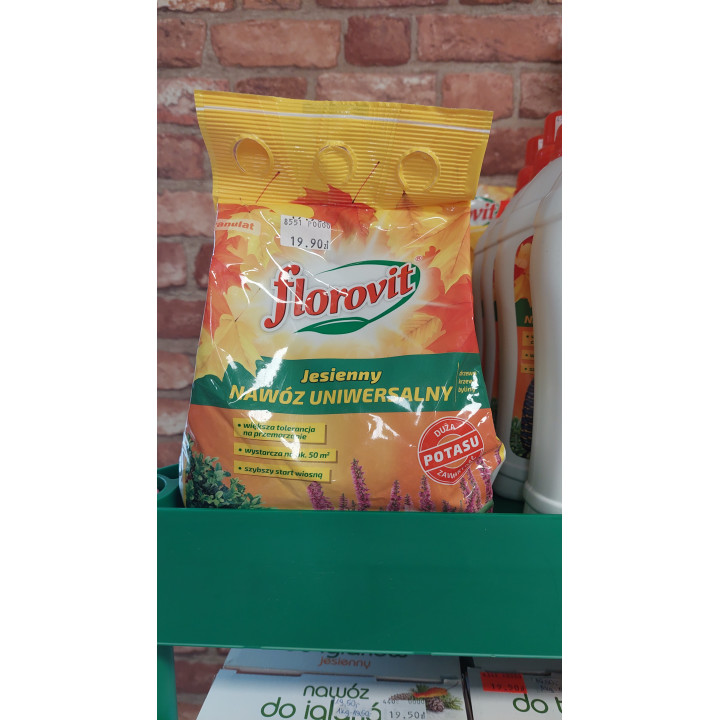 NAWÓZ FLOROVIT JESIENNY UNIWERSALNY 1kg WOREK